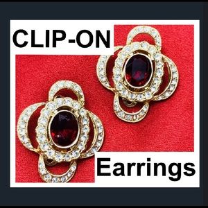 New Clip-On Ruby Earrings